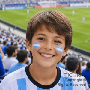 MAQUILLAJE BANDERITA ARGENTINA EN BARRA 6 GR (PACK X 3)